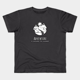 Adventure is Around the Corner Kids T-Shirt